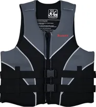 Colete Salva-Vidas Sumax NPS-XXXL 90-130KG Preto/Cinza