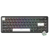 Teclado Gamer Mecanico Attack Shark X65HE USB / RGB / Ingles - Preto