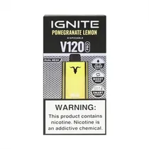 Dispositivo Descartavel Ignite V120 Pro 12000 Puffs Gold Pomegranate Lemon
