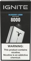 Vape Descartavel Ignite V80 Blueberry Lemon 8000 Puffs Metal Edition