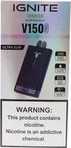 Vape Descartável Ignite V150 Pro Tabacco 15000 Puffs