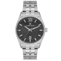 Relógio Masculino Daniel Klein DK.1.12567-2 Premium – Prata/Preto