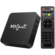 TV Box MXQ Pro 4K Uhd com 128/512GB Wi-Fi/A11.1/Bivolt - Preto