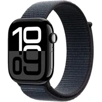 Apple Watch Series 10 de 46MM MWWR3LW/A GPS Jet - Caixa de Aluminio Black / Sport Loop (Caixa Feia)