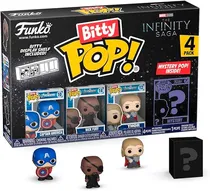Bonecos The Infinity Saga - Funko Bitty Pop! Misterio Pop Adentro 4 Pack
