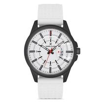 Relogio Analogico Masculino Daniel Klein DK.1.12752-6 Premium Gents / Pulseira de Silicone - Branco/Preto