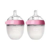 Biberón 2 Piezas Pink 150ML Comotomo 0029 0-3M