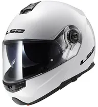 Capacete para Moto LS2 Strobe FF325 - Tamanho XXL (63-64) - Branco