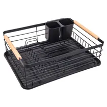 Escorredor Louças Metal c/Bandeja 44X32X12CM