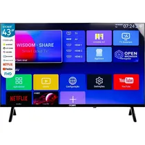 Televisor Smart LED Coby CY3359-43FL 43" Full HD Android Wi-Fi - Preto