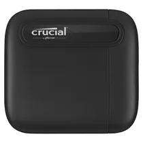 SSD Portátil Crucial X6 CT1000X6SSD9 de 1TB Até 800 MB/s de Leitura - Preto