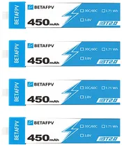 Bateria Betafpv BT2.0 1S 450 Mah 30C Versão 2022 (4 Peças)