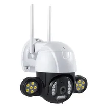 Câmera IP Tucano TC-H140 HD com 2 Antenas Wi-Fi/Microsd - Branco/Preto