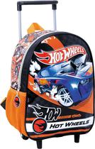 Mochila com Rodas Hot Wheels Preto/Laranja - 75138