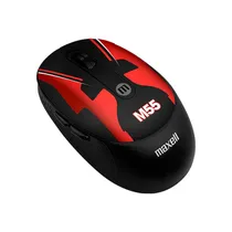 Mouse Inalámbrico Maxell M55 Race Edition Negro