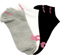 Meias Lotto H0433/WHPKBL - Feminina (3 Pares)