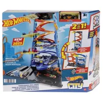 Mattel Vehiculos Hot Wheels City Torre de Carreras Con Doble Altura Plastico 3+ Años Multicolor