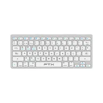 Teclado FTX FTXB1000 Ultra Slim Bluetooth Portugues Plata  Teclado FTX...