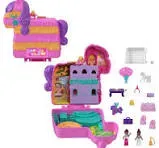 Mattel Muñeca Polly Pocket Compacto Piñata Fiesta de Cumpleaños Detalles En El Producto 3+ Multicolor