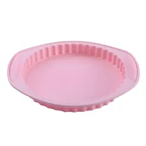 Molde p/Hornear de Silicona Rosa