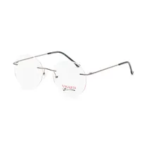 Armação para Óculos de Grau Visard Mod.7016 Col.02 Tamanho 50-18-140MM - Prata