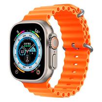 Smartwatch X8 Ultra+ Caixa Titanio 49MM NFC - Laranja