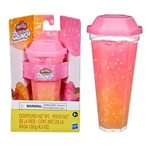 Hasbro Play-Doh Crystal Crunch Hot Rosa-Naranja