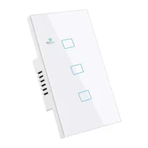 4LIFE Interruptor Smart de Pared FLT3SWZ Zigbe Wall 3 Gang