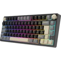 Teclado Mecânico Royal Kludge RKR75 75% RGB USB-C Switch Silver - Phantom (Português)