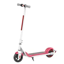 Patinete Eletrico Infantil HL-E93 Electric Scooter / Pneus 6.5" / Ate 16KM/ H / IPX4 / Suporta Ate 85KG / 150W / 100-240V - Rosa