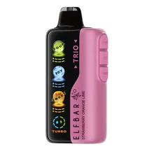 Vaper Descartável Elfbar Trio 40000PUFFS - Strawberry Orange Lime