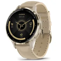 Relógio Garmin Venu 3S 010-02785-55 com GPS/Wi-Fi - Bege