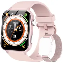 Relógio Blackview R30 Pro com Bluetooth - Rosa + Pulseira