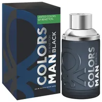 Perfume Benetton Colors Man Black Eau de Toilette Masculino 60 ML