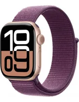 Relógio Apple Watch S10 46MM Rose Gold Al Plum SL Cel 5G