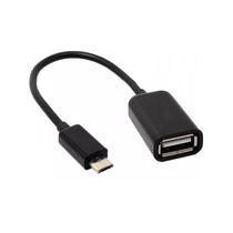 Cabo Adaptador Otg Micro-USB para USB-A s-K07 5CM - Preto