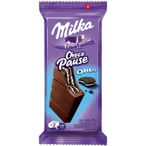 Barra de Chocolate Milka Oreo Choco Pause - 45G
