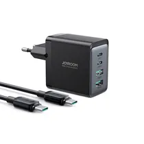 Cargador Rápido Joyroom Gan Ultra JR-TCG02 67W + Cable Type-C To Type-C 100W