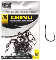 Anzol Marine Sports Chinu Black Nickel 06 com 50 Pçs