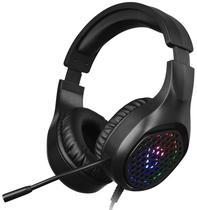 Headset Gaming Satellite King Fight GH-330 RGB com Fio - Preto