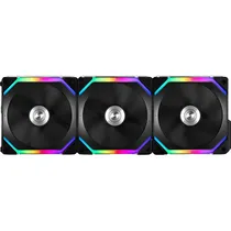 Kit de Coolers Lian Li Uni Fan SL120 RGB - Preto