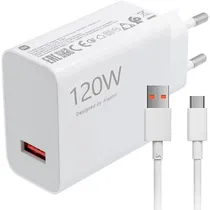 Carregador Xiaomi MDY-14-Ee BHR9462EU Hypercharge 120W USB-A/USB-C - White