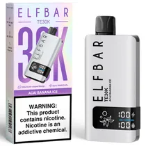 Pod Descartável Elfbar Te 30K Açai Banana Ice 30.000 Puffs