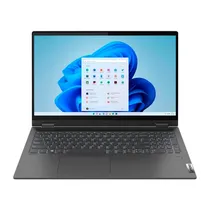 Notebook Lenovo Ideapad Flex 5 15ITL05 (82HT00CQUS), Intel Core i5-1135G7 2.40GHZ (4.20GHZ), 8GB Ram, 256GB SSD, Tela 15.6" Touch 360° Full HD Ips, Windows 11 Home, Inglês, Graphite Cinza