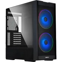 Gabinete Lian Li Lancool 206 RGB ATX 2 Fan Black Lancool 206RX  Gabinete Li...