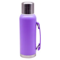 Garrafa Termica Luo LU-4738 / 1 Litro / de Aço Inoxidavel - Roxo