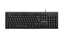Teclado USB FTX FTXK4 Portugues Negro
