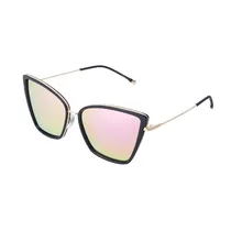 Óculos de Sol Feminino Daniel Klein Trendy DK4198 C3 - Dourado e Preto