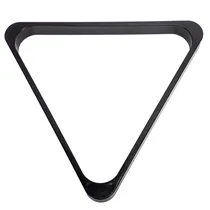 Triângulo de Plástico para Bilhar Padrão 5,7" Preto