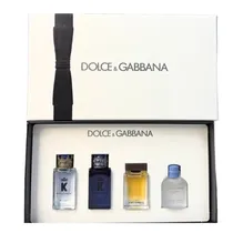 Kit de Perfume Dolce Gabbana 4 Mini 5ML Mais Edt